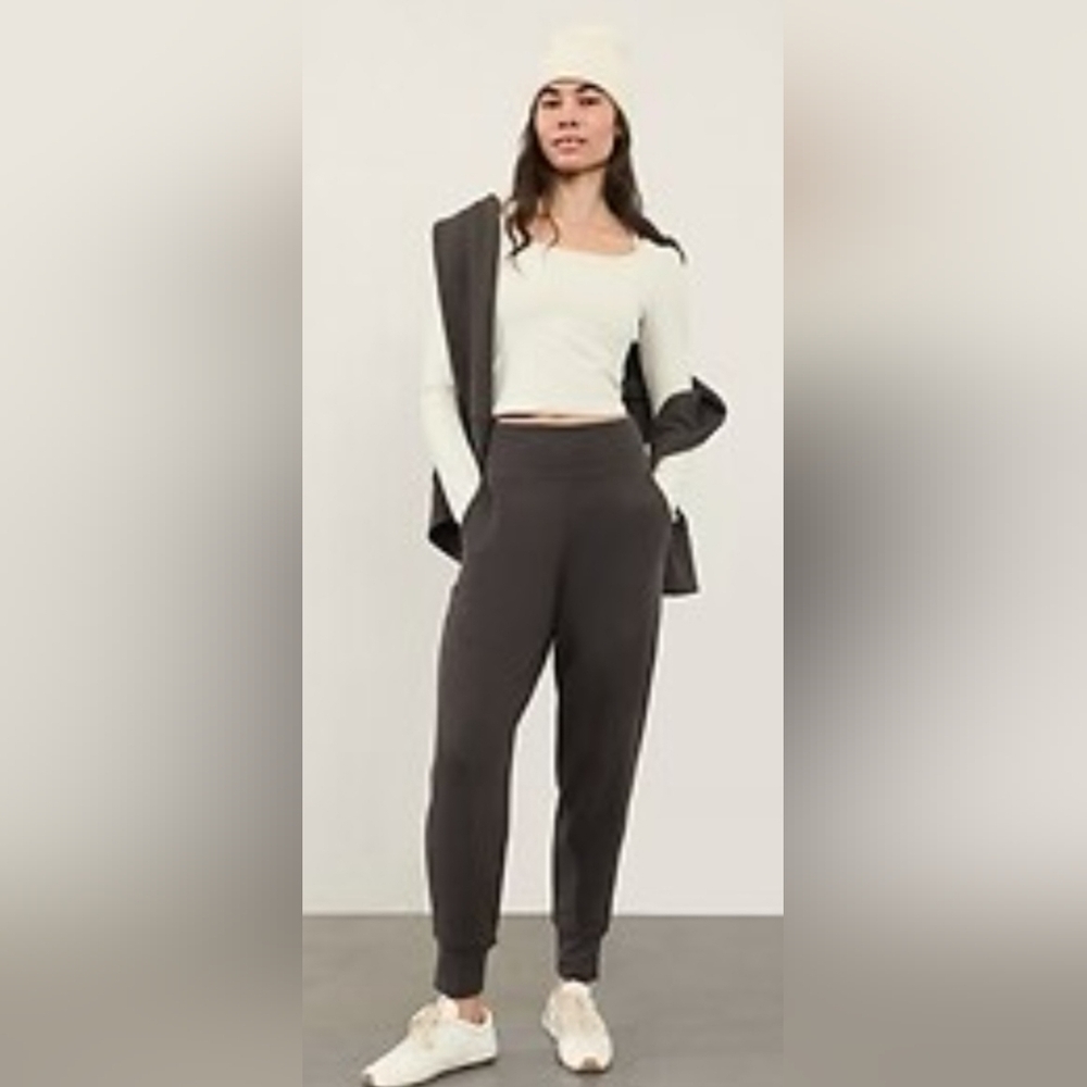 Athleta Coaster Luxe Waffle High Rise Jogger . XL